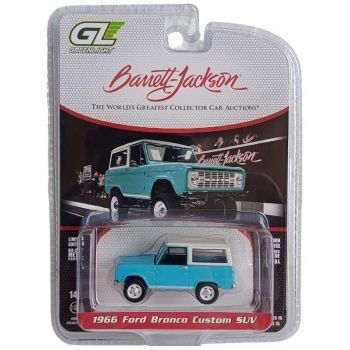 Greenlight 1:64 Ford Bronco Custom SUV 1966 turquoise blue